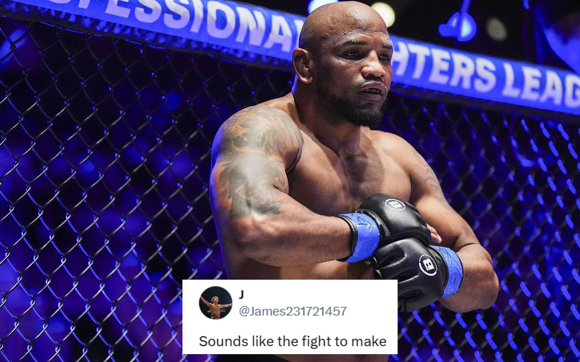 Fans react to Yoel Romero getting attacked in the past. [Image courtesy: Getty]