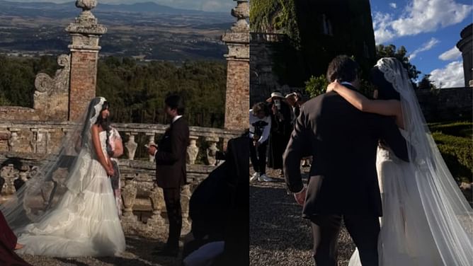 In Photos: Connor McDavid's wife Lauren attends friends' wedding in scenic Tuscany