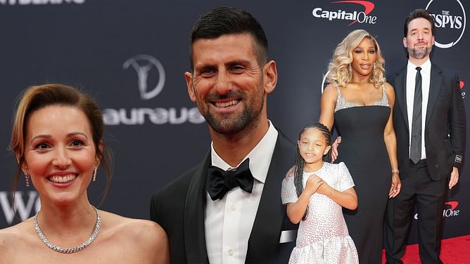 Novak Djokovic's wife Jelena left in splits as Serena Williams' daughter Olympia adorably stops her mom from baring her midriff in London
