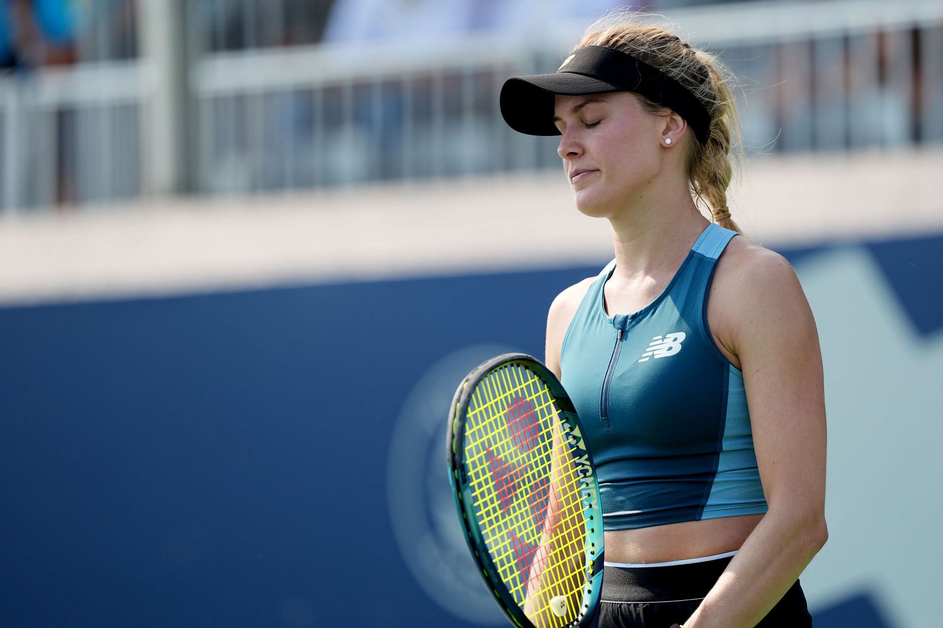 Eugenie Bouchard of Canada during the WTA 1000 National Bank Open in Toronto, Ontario, Canada. (Photo via Getty Images)