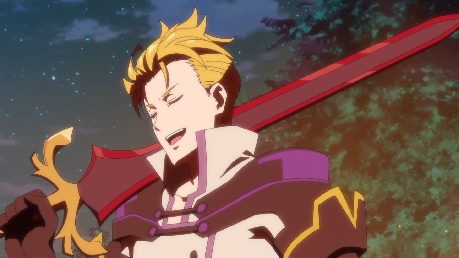 Theron Leila as seen in the New Saga anime (Image via Sotsu, Studio Clutch)