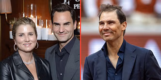 WATCH: Roger Federer & Rafael Nadal reunite after days as Swiss and his wife Mirka visit Spaniard's tennis academy