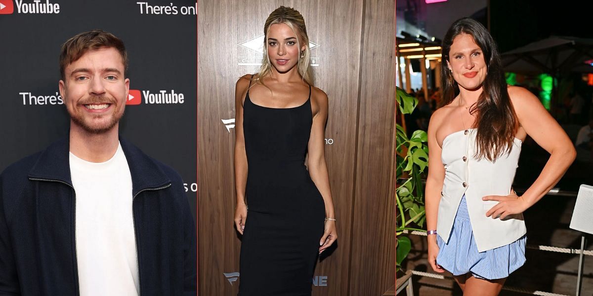 Olivia Dunne earns the honor of Time 100 creators alongide Mr.Beast and Ilona Maher. (Images by Getty)