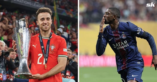 Ousmane Dembele pays honors late Diogo Jota with a touching tribute through goal celebration after scoring for PSG in 2-0 win vs Bayern Munich