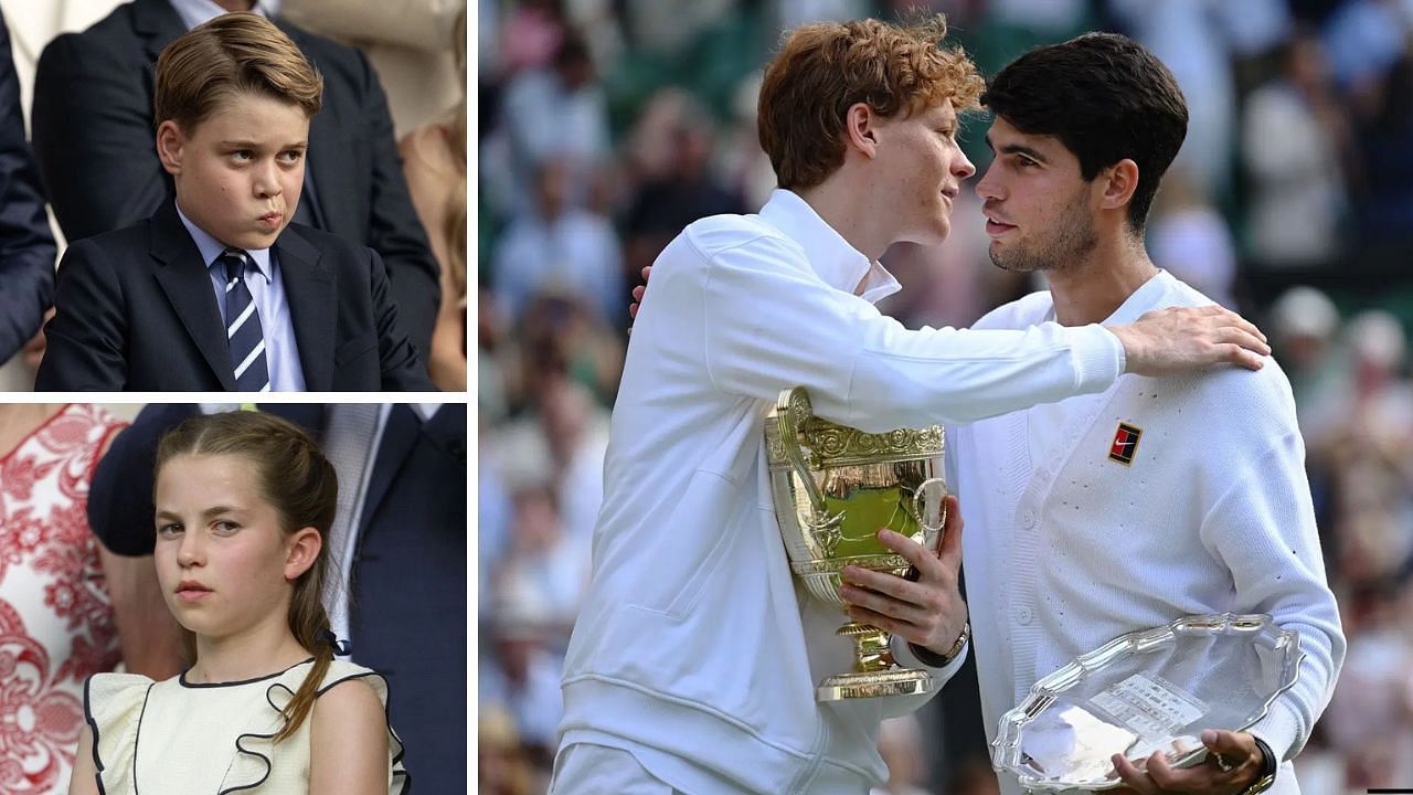 Prince George and Princess Charlotte disappointed as Jannik Sinner defeats Carlos Alcaraz- Image Source: Getty