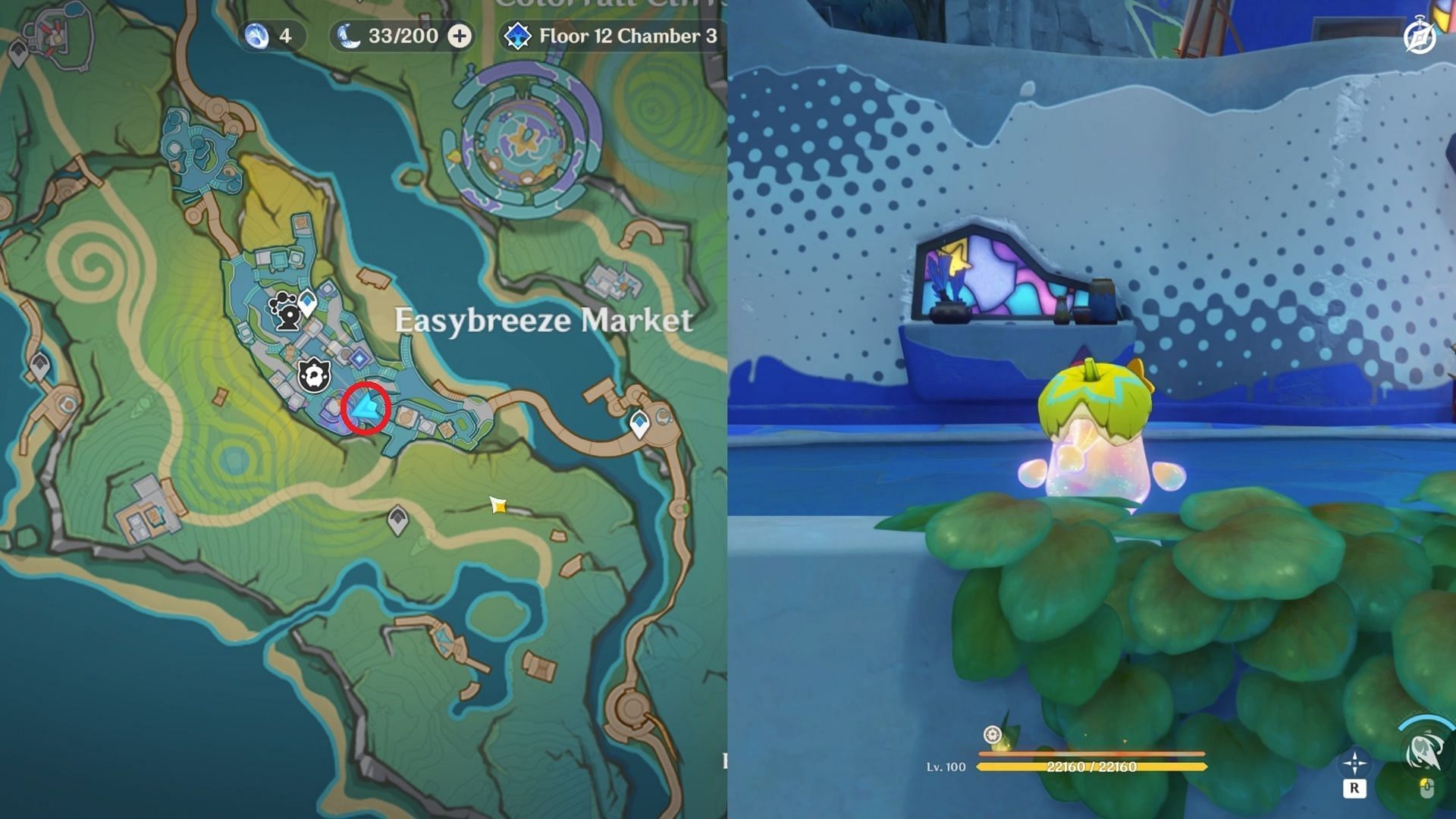 Traces of Chroma quest location (Image via HoYoverse)