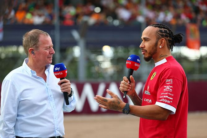 "You don’t have many positive things to always say": Lewis Hamilton's subtle dig at Martin Brundle