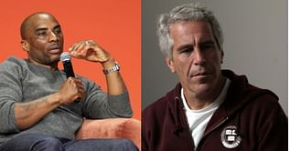 Charlamagne Tha God calls out "liberal media" for not talking about Jeffrey Epstein allegedly having a photo of Bill Clinton in a dress