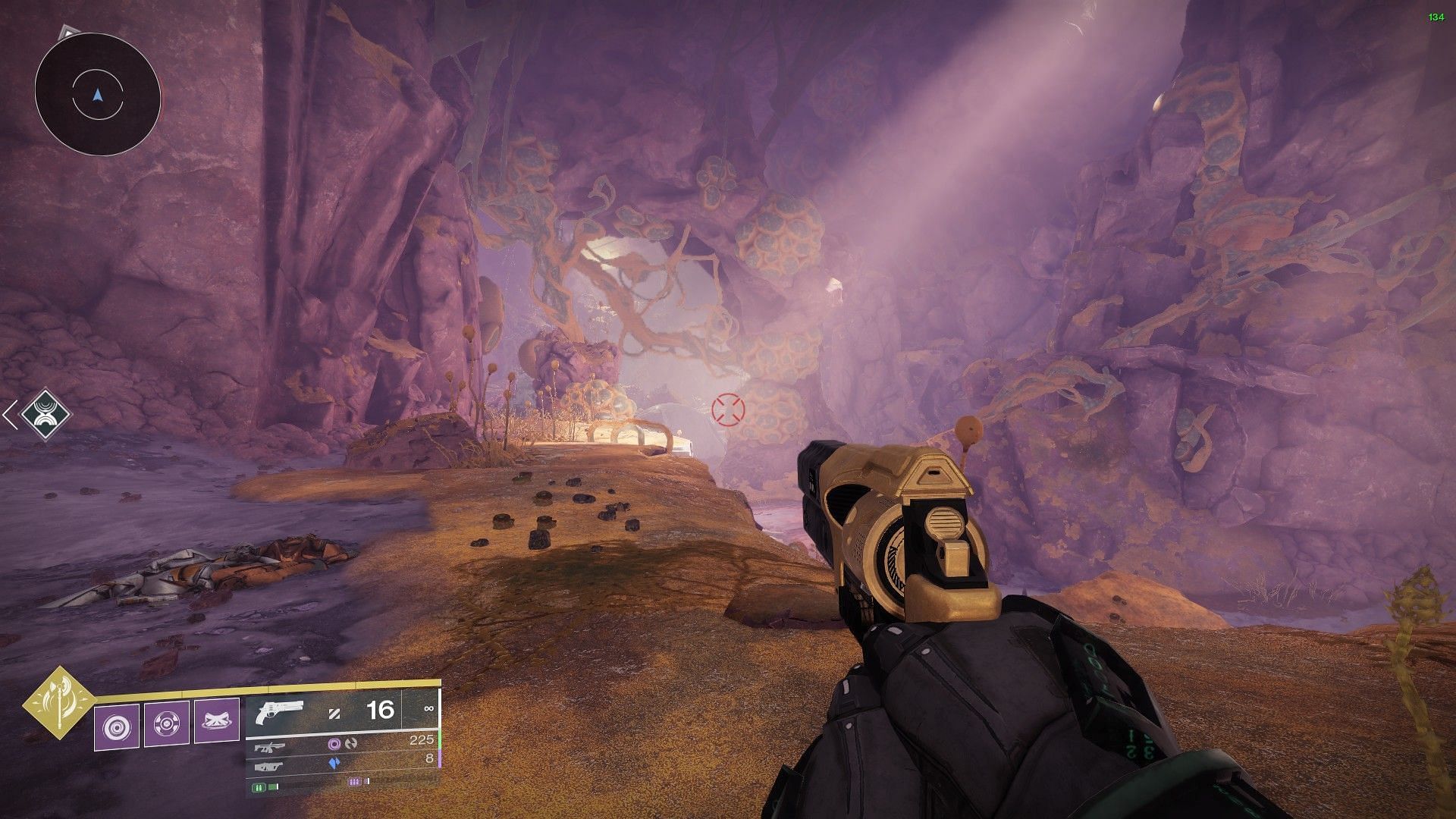 Just one of many cave systems in Destiny 2's Kepler (Image via Bungie)