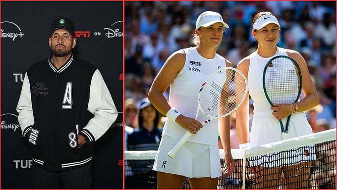 "I would completely tank" - Nick Kyrgios reveals shocking move he would make in Amanda Anisimova's shoes during Wimbledon loss to Iga Swiatek