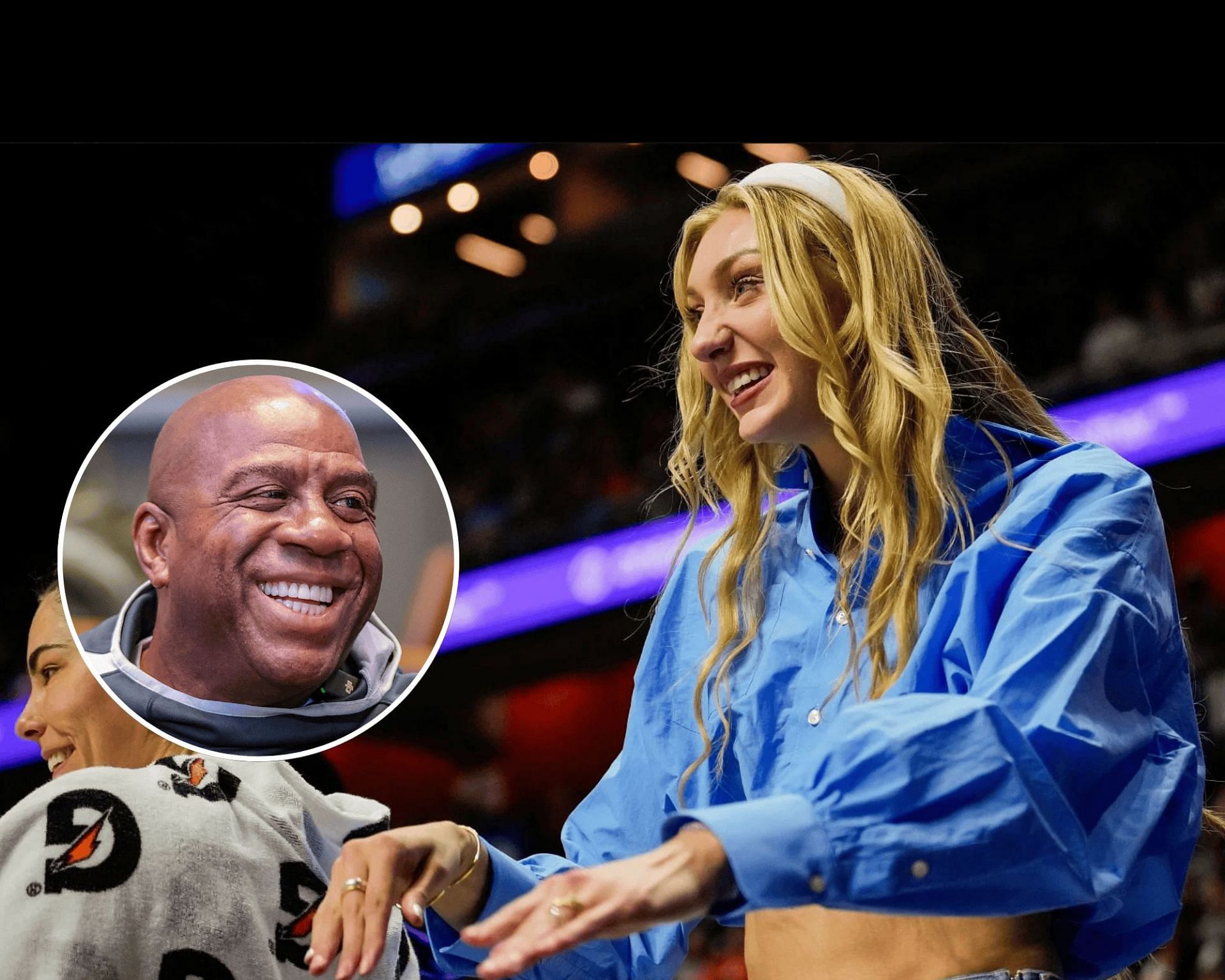 Magic Johnson fired up over Cameron Brink