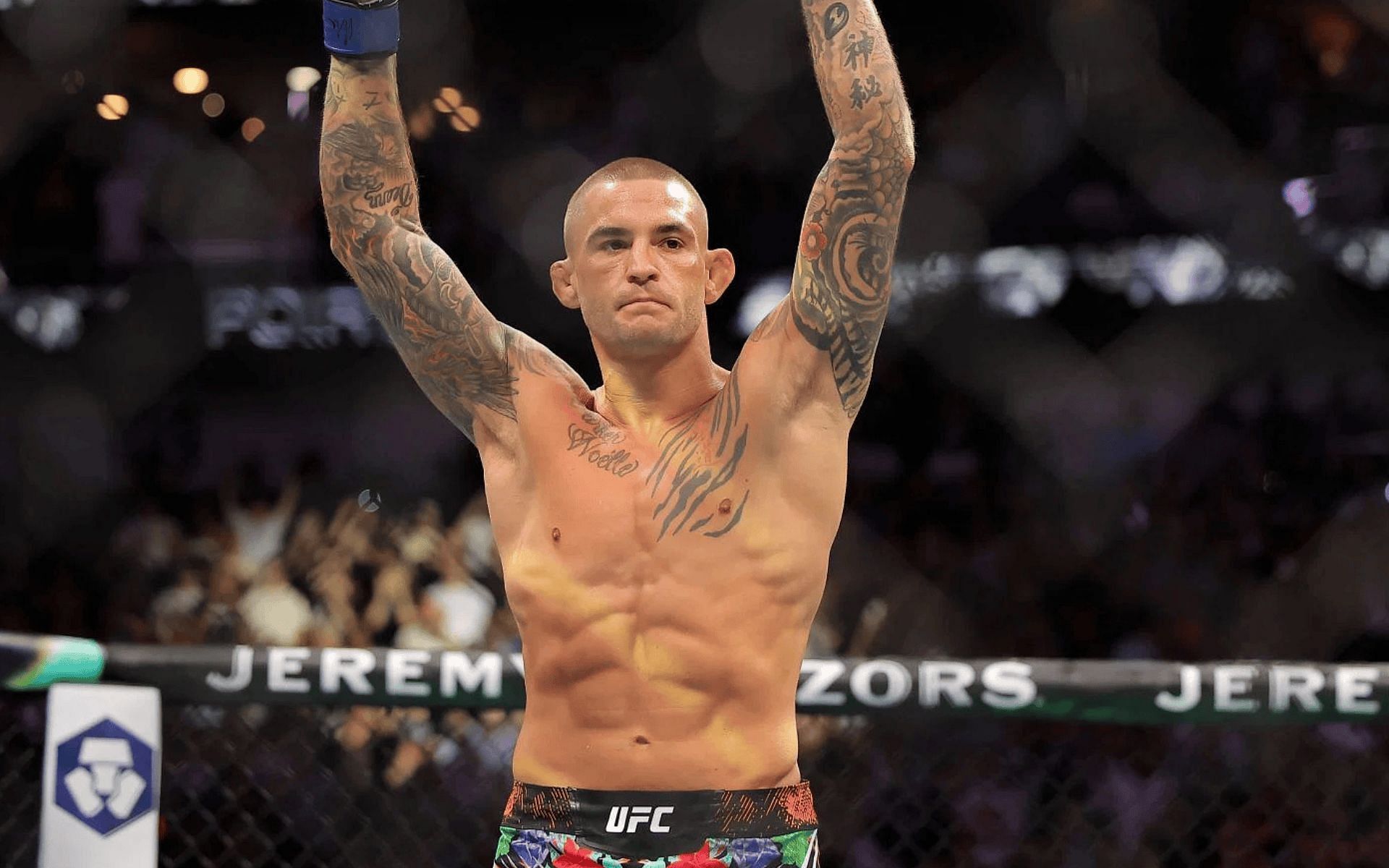 Dustin Poirier bid adieu to his MMA career at UFC 318. [Image courtesy: Getty]