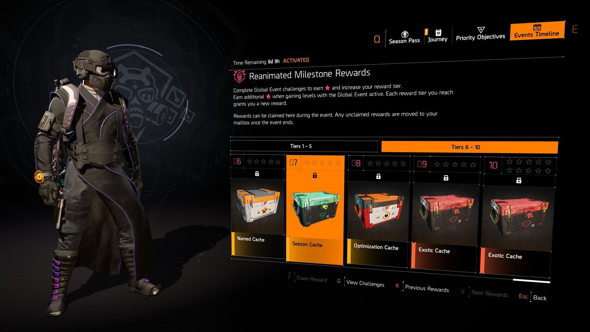 Reward track for Reanimated event (Image via Ubisoft) 