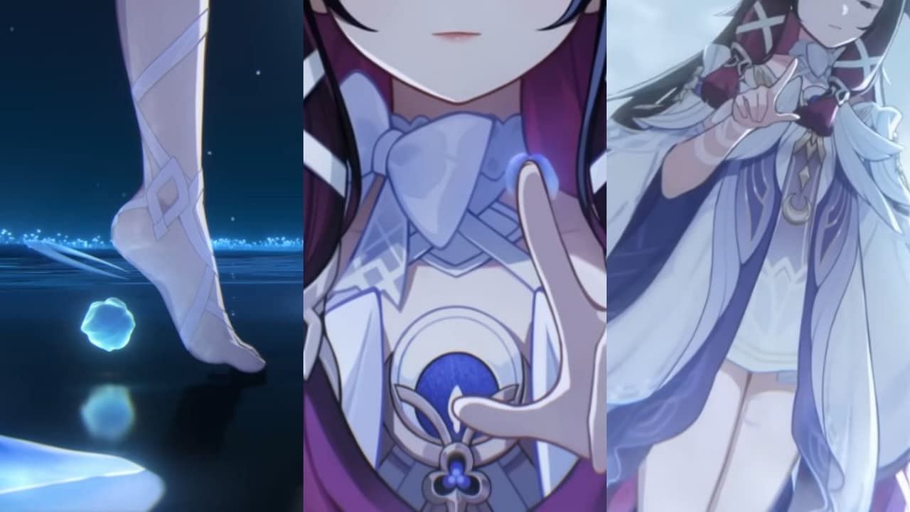 Columbina&#039;s appearance in the teaser (Image via HoYoverse)