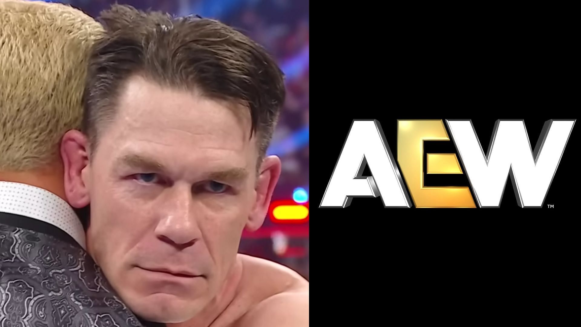 A top AEW star might turn heel at All In. (Images via AEW Facebook and WWE YouTube) 
