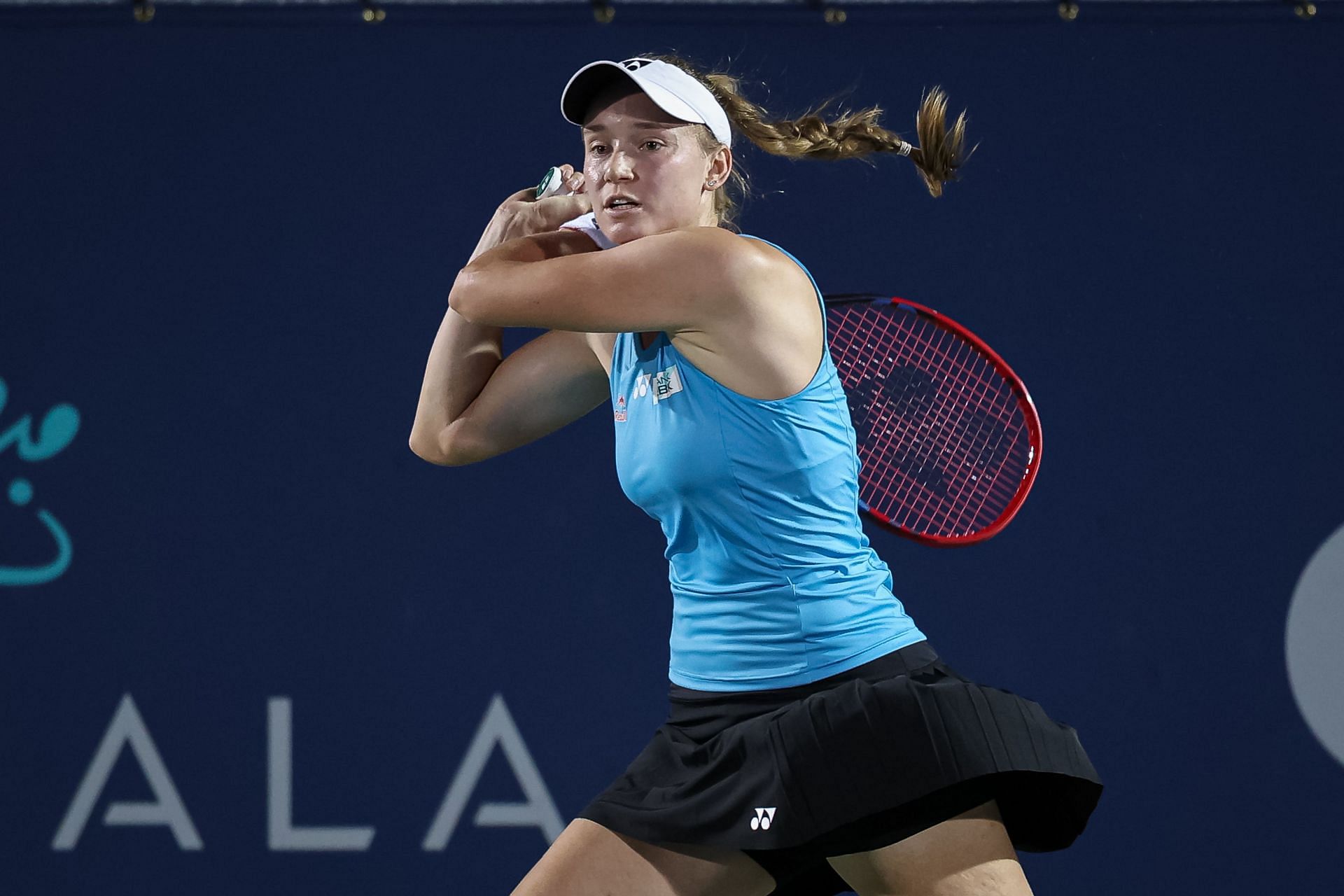 In Picture: Rybakina in action (Getty)