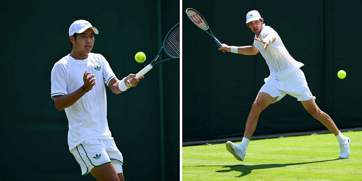 Learner Tien (L) vs Nicolas Jarry (R), (Source: Getty Images)