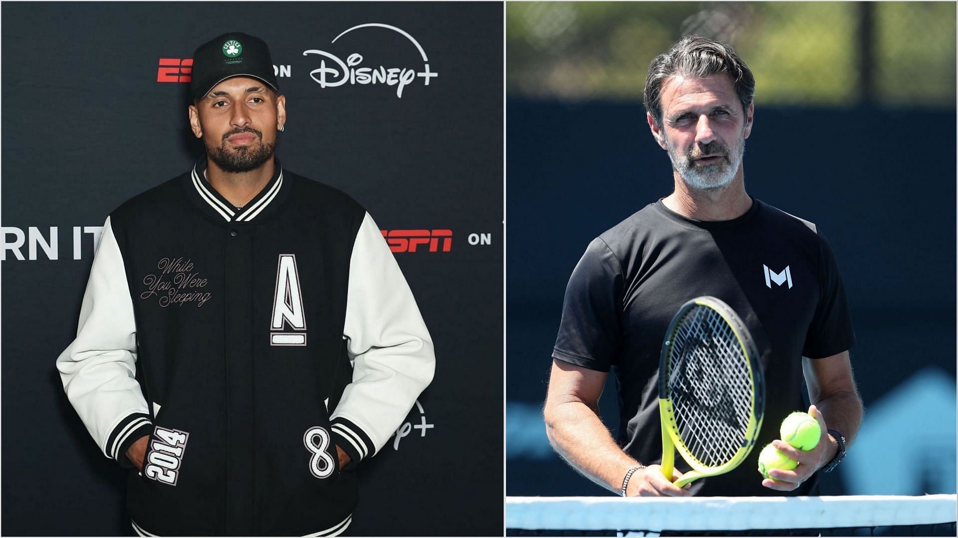 Patrick Mouratoglou and Nick Kyrgios