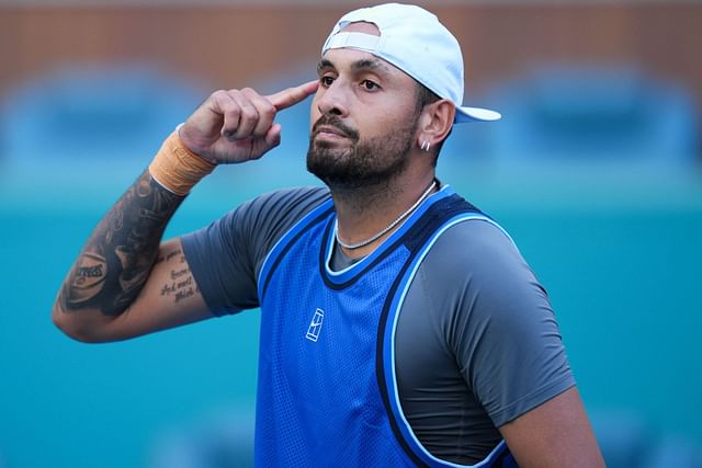 Nick Kyrgios at the Miami Open Presented by Itau 2025 - Day 2 - Source: Getty