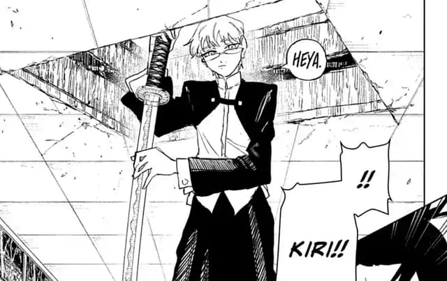 Kiri Shirakai in the chapter (Image via Shueisha)