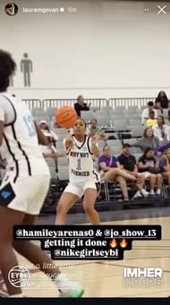 Gilbert Arenas' ex Laura Govan drops 3-word reaction as daughter Hamiley Arenas dominates at the Nike EYBL - Image source: Instagram/@lauramgovan