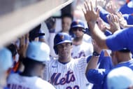 Soto celebrates after hitting a home run against the New York Yankees (Image from - Getty)