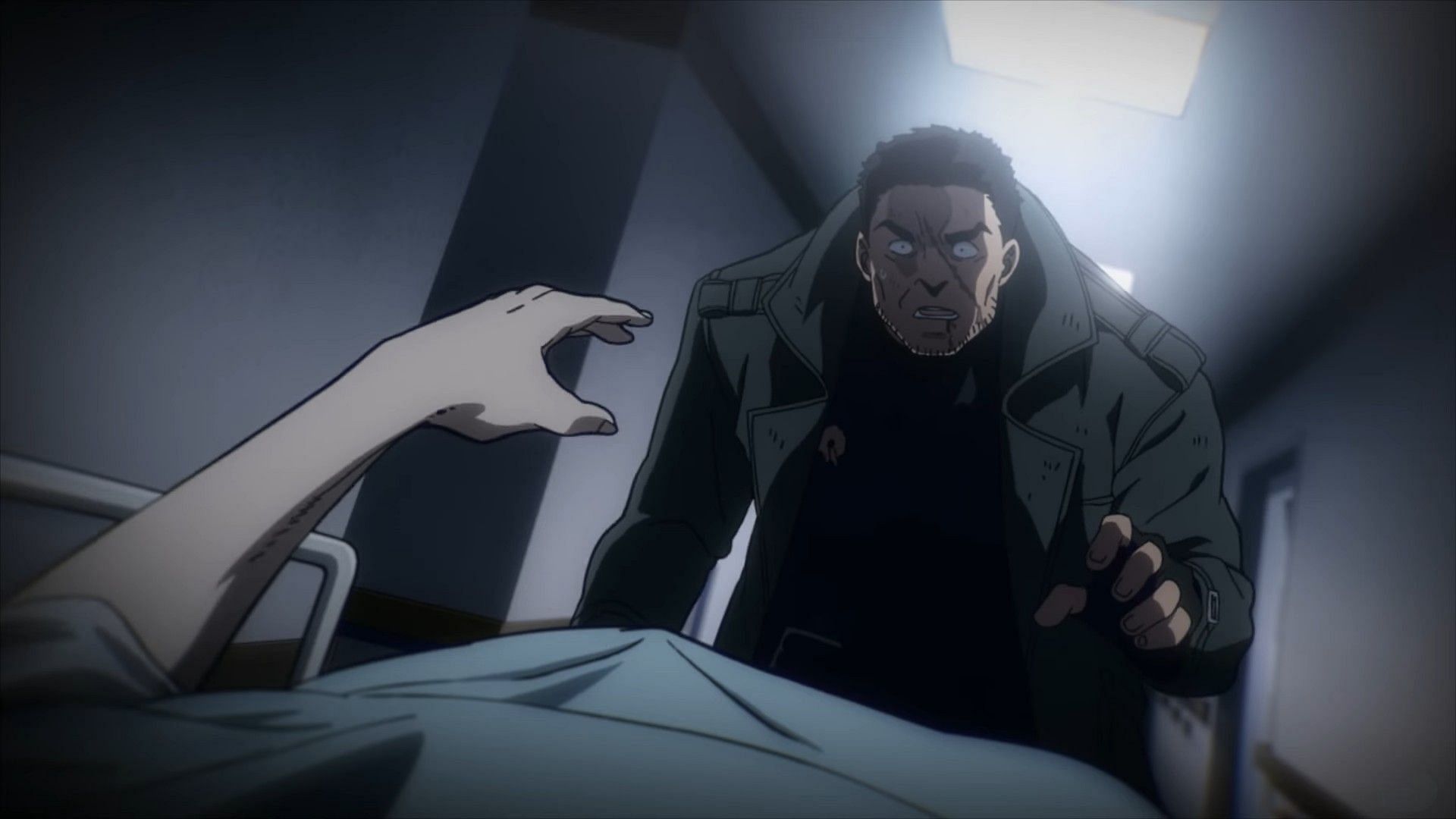Knuckleduster in his wife's final moments (Image via Bones Film)