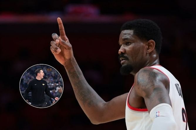 "Fantastic at punishing mismatches": When Lakers coach JJ Redick couldn't stop raving about FA target Deandre Ayton in 2022