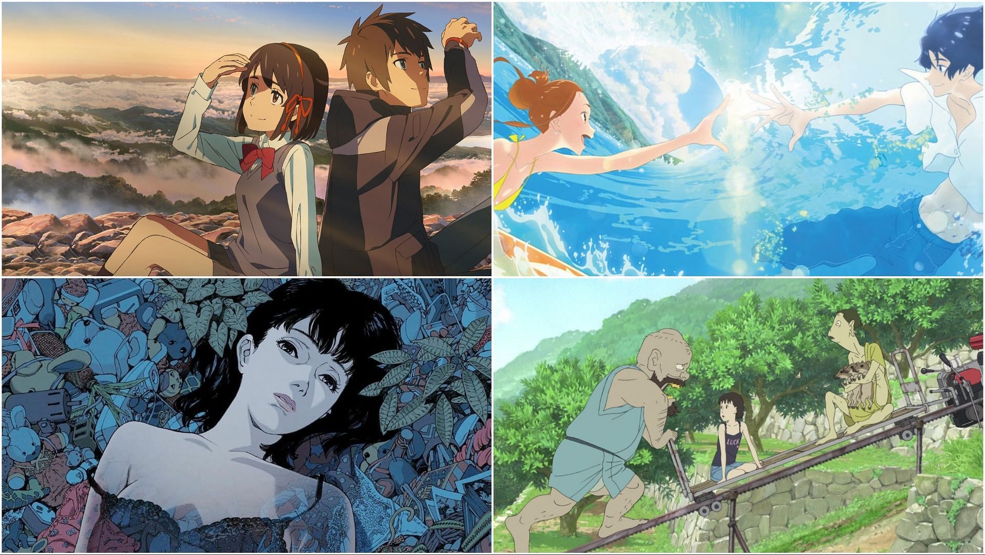 Anime movies that changed the game, and others who faded away (Images via CoMix Wave/Science SARU/Madhouse/Production I.G)