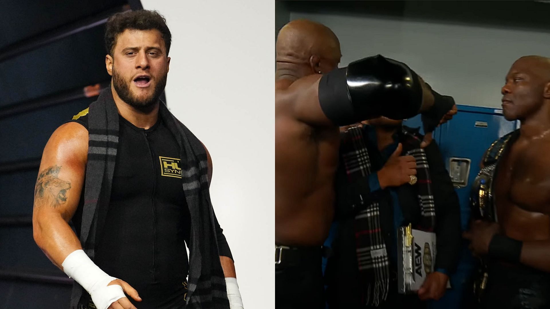 There is a bit of friction with MJF in the Hurt Syndicate [Photo: AEW Official Website and YouTube Channel]