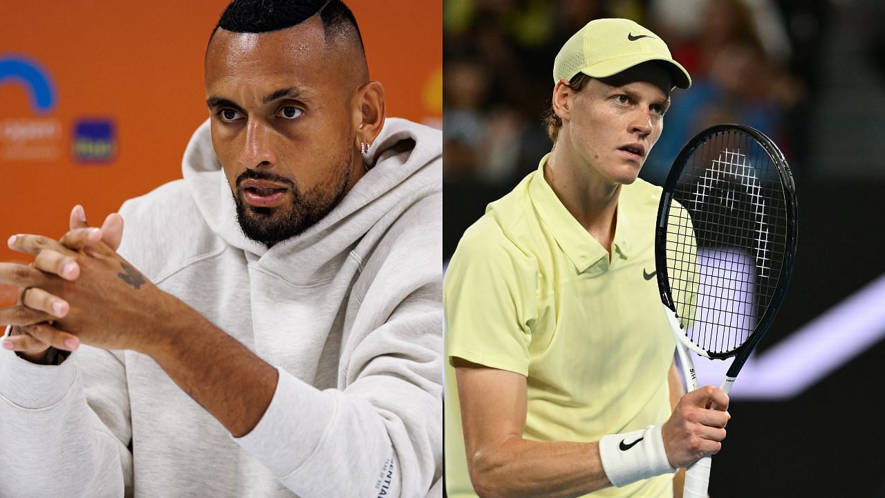 Nick Kyrgios throws shade at Jannik Sinner
