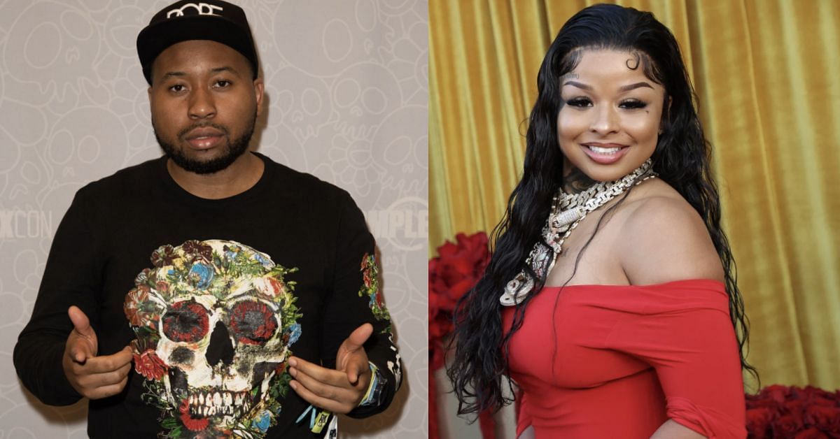DJ Akademiks - Left, Chrisean Rock - Right (Images via Getty)