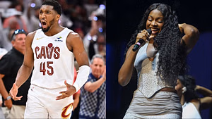 "Stopppp" - Angel Reese, Aliyah Boston & others react as Donovan Mitchell leaves Coco Jones stunned with engagement proposal