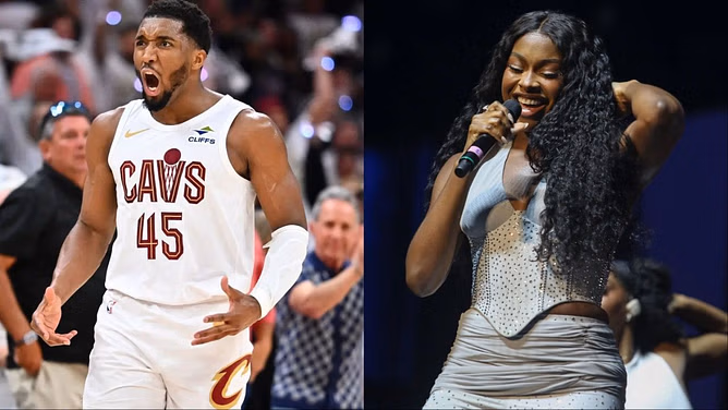 "Stopppp" - Angel Reese, Aliyah Boston & others react as Donovan Mitchell leaves Coco Jones stunned with engagement proposal