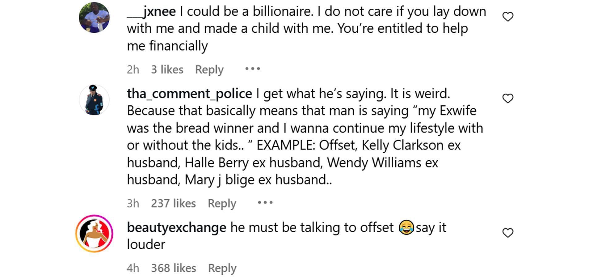 Comments reacting to the news (Image via Instagram/ @hollywoodunlocked)