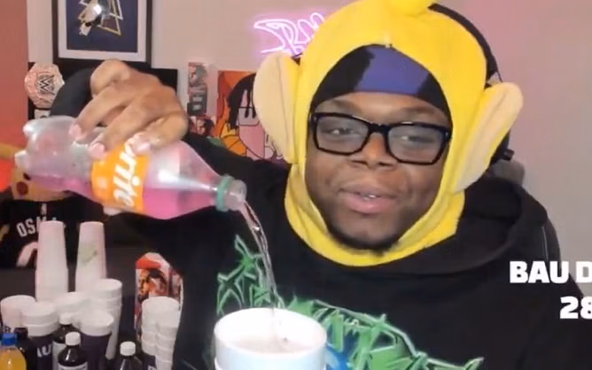 Adin Ross' friend Cuffem banned from Kick after doing "lean mukbang" livestream