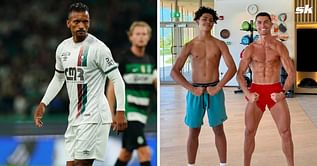 Nani makes feelings clear when asked if he thinks Cristiano Ronaldo will play long enough to share pitch with Cristiano Jr.