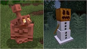 Copper golem vs snow golem in Minecraft: How different are the two mobs?
