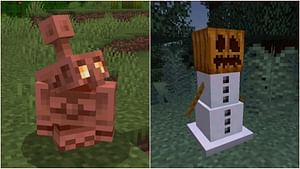 Copper golem vs snow golem in Minecraft: How different are the two mobs?
