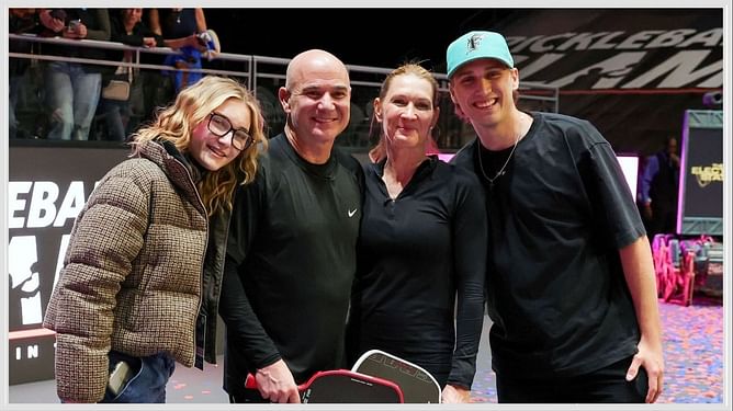 "Perfection" - Andre Agassi and Steffi Graf's son Jaden smitten by girlfriend Catherine Holt turning up the style in latest mirror selfie