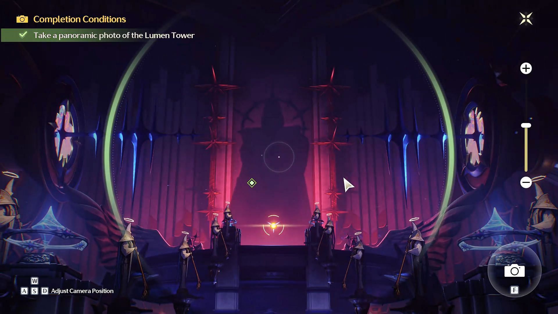 Take a photo of the Lumen Tower (Image via Kuro Games)