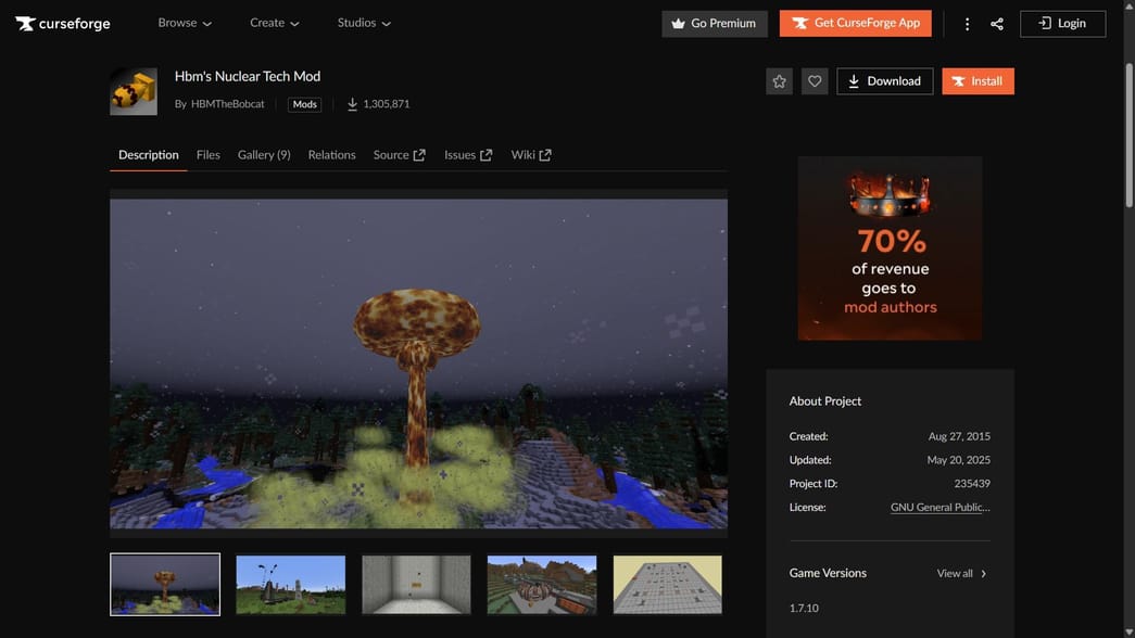 Minecraft HBM's Nuclear Tech mod guide