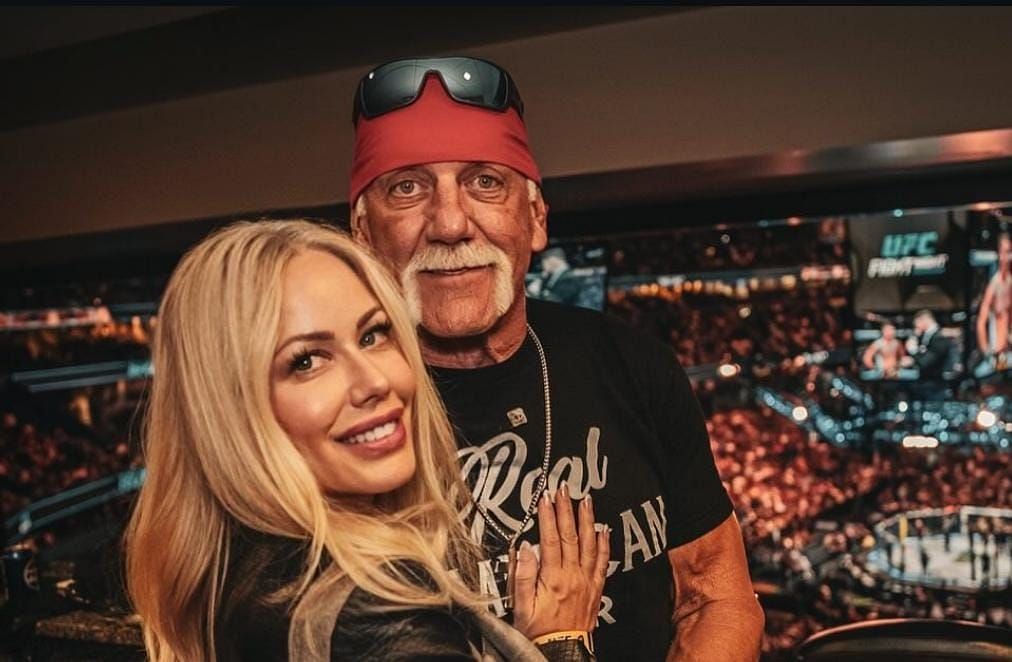 Hulk Hogan with his wife. [Image credits: Sky Hogan