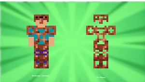 Minecraft fan redesigns copper armor as the original looks like orange-colored iron armor