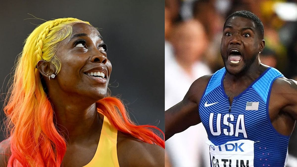 "They're gonna show her so much love"- Justin Gatlin gets real about Shelly-Ann Fraser-Pryce receiving massive farewell in Jamaica National Stadium