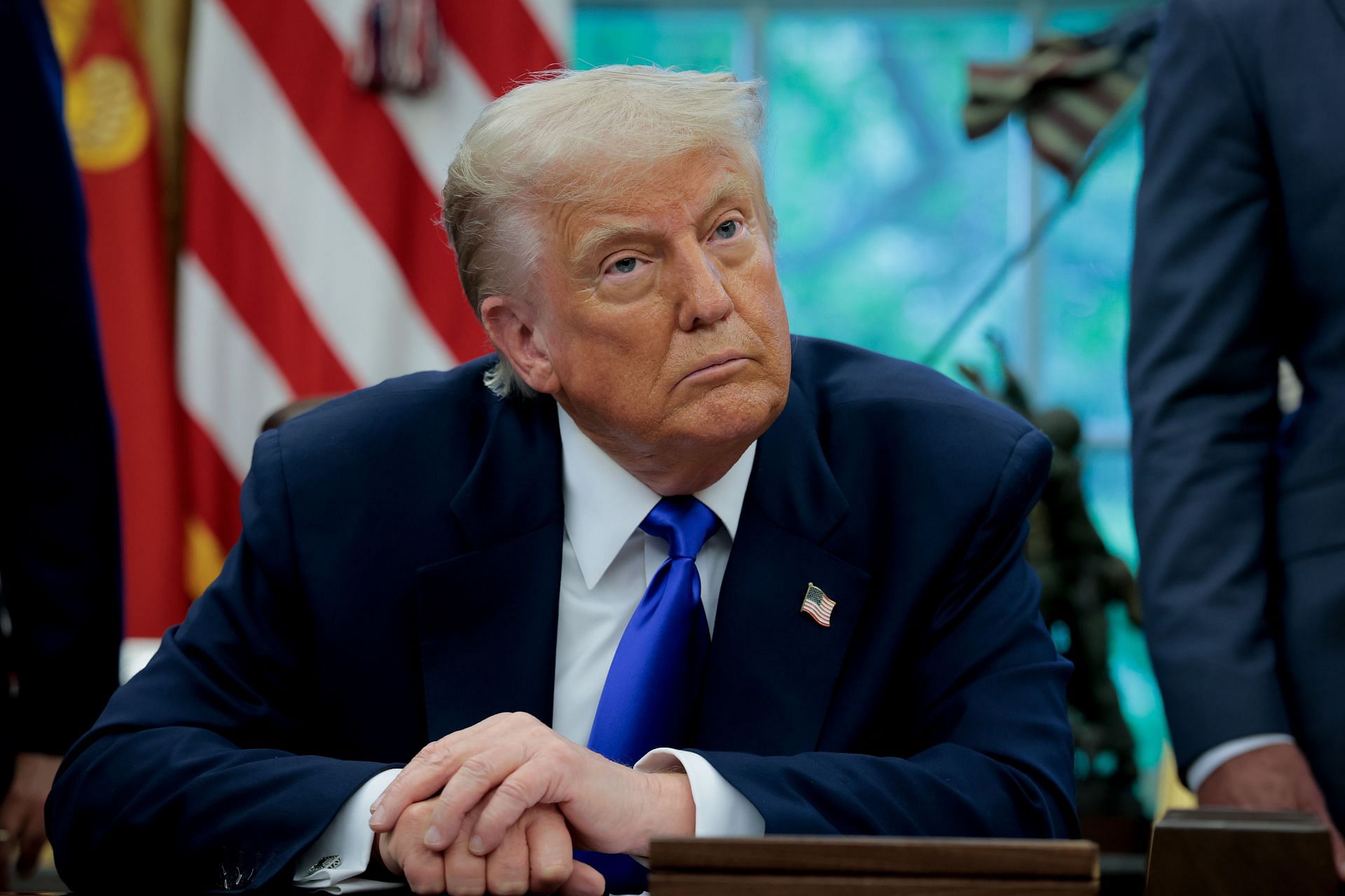 President Trump Signs Executive Orders At The White House - Source: Getty