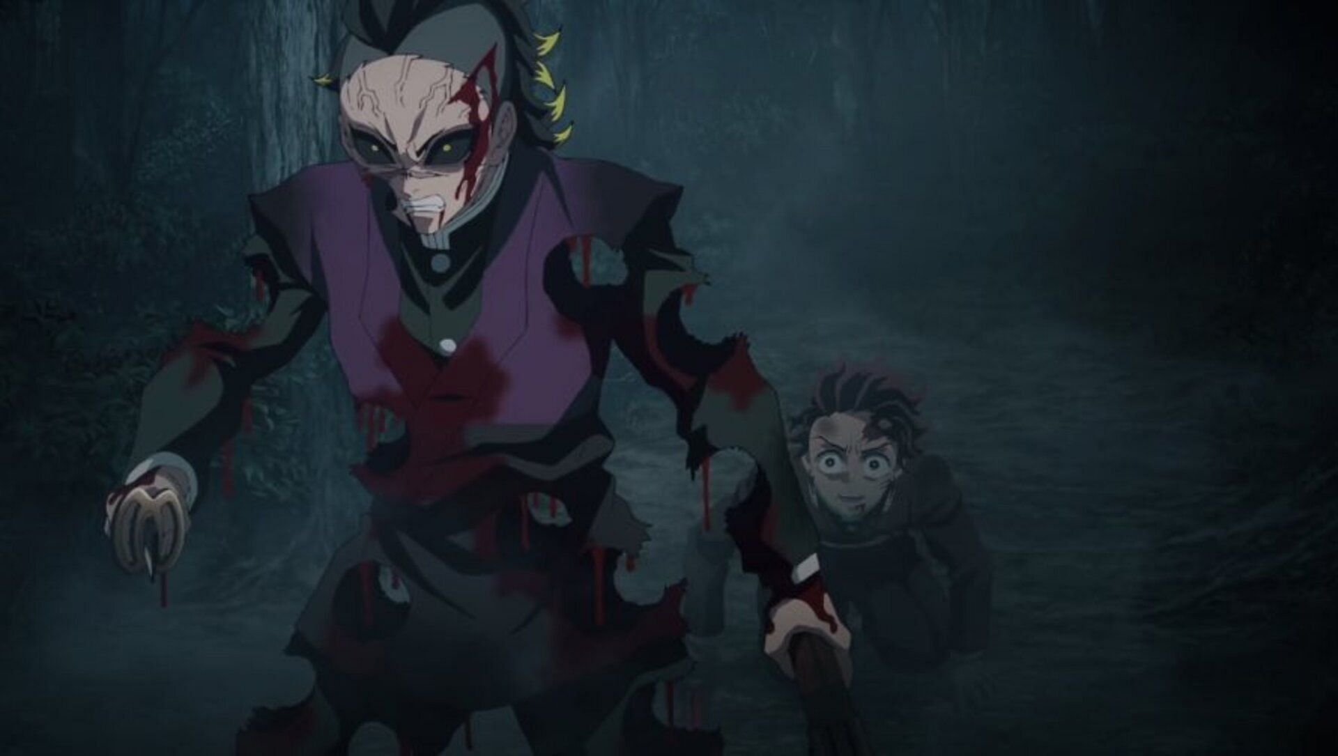 Genya and Tanjiro (Image via Ufotable)