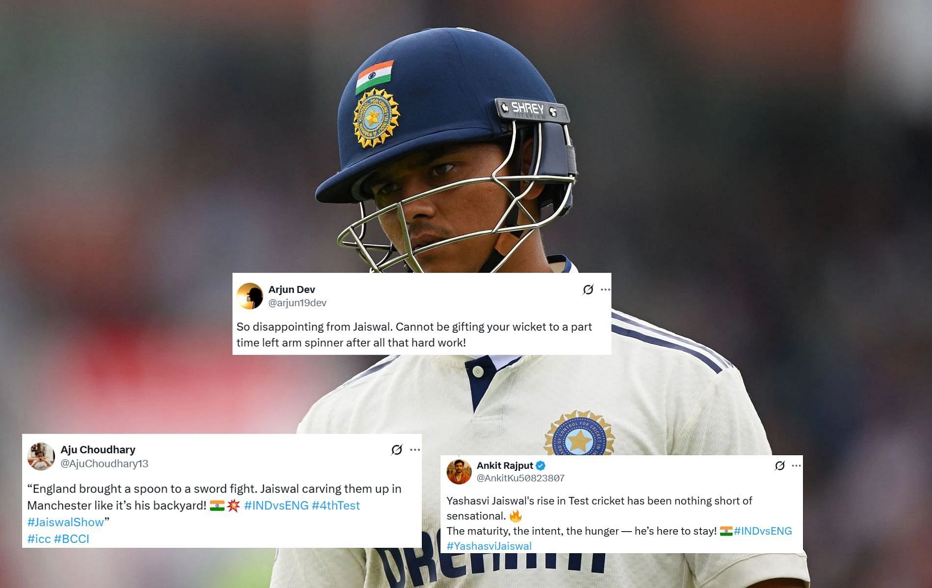 [Image credit: Getty, @AnkitKu50823807, @AjuChoudhary13, @arjun19dev X handles]