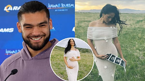 Puka Nacua’s pregnant girlfriend Hallie Aiono sends 3-word message on 4th of July amid paternity petition against Rams WR