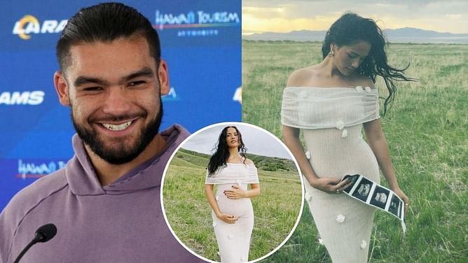 Puka Nacua’s pregnant girlfriend Hallie Aiono sends 3-word message on 4th of July amid paternity petition against Rams WR